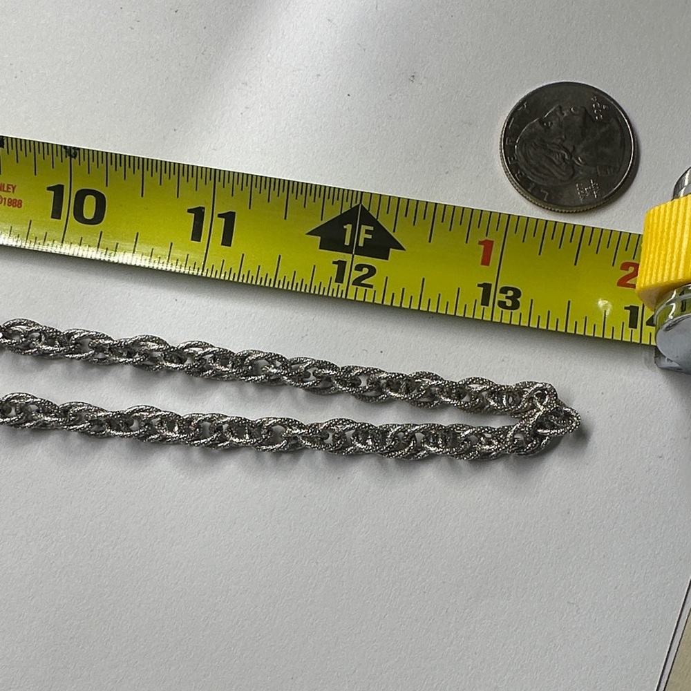 Silver Rope Chain Necklace - Picture 5 of 5